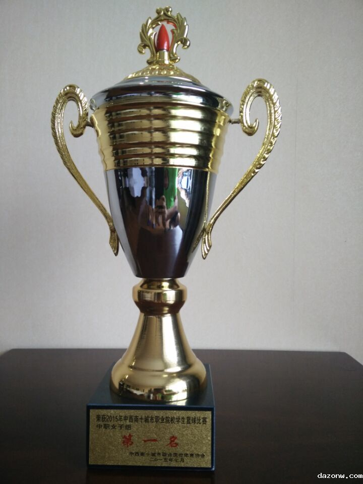 学校女子篮球队参加2015年中西南十城市职业院校篮球比赛获女子组第一名