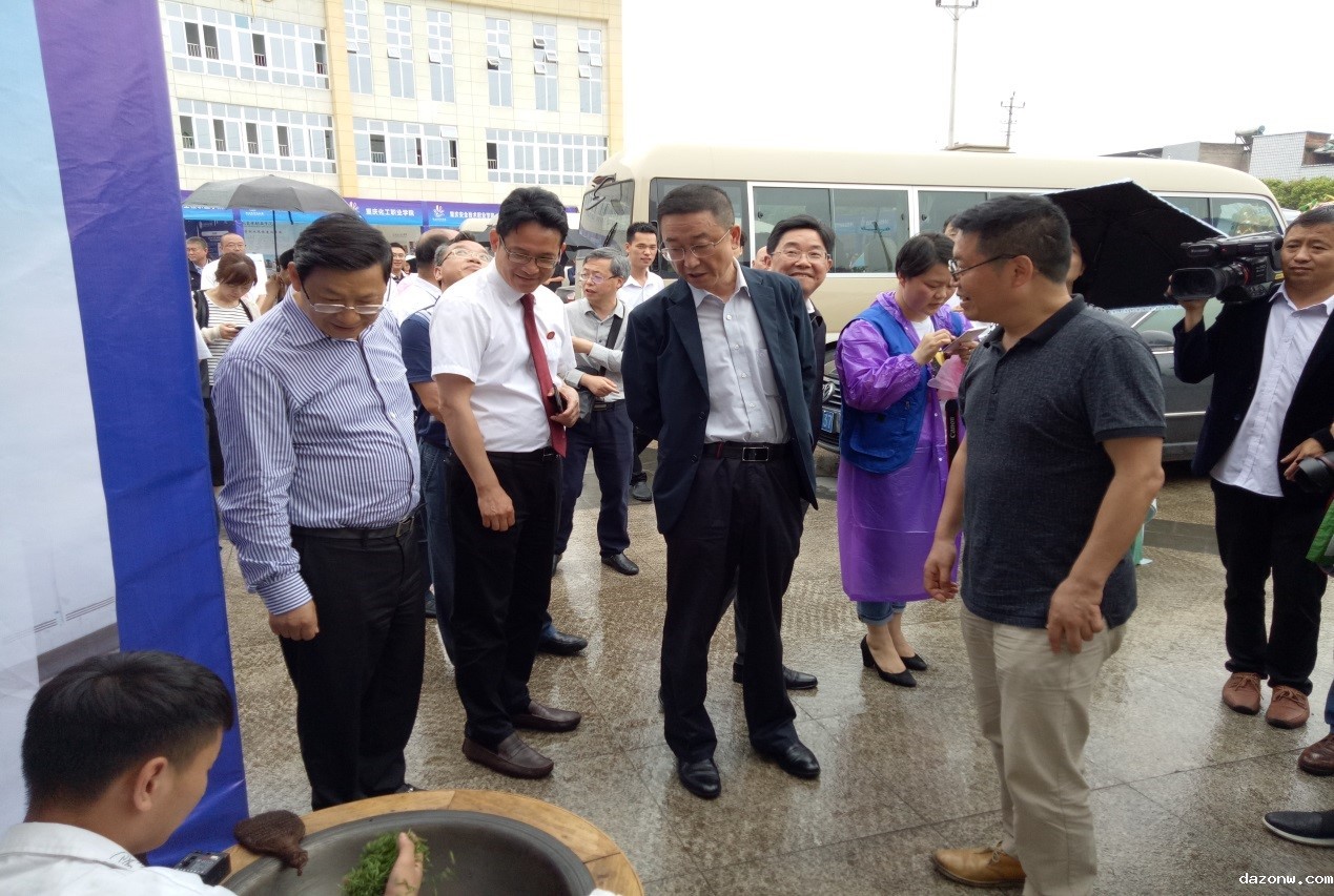 学校参加重庆市教委第四届职教周活动受到领导好评